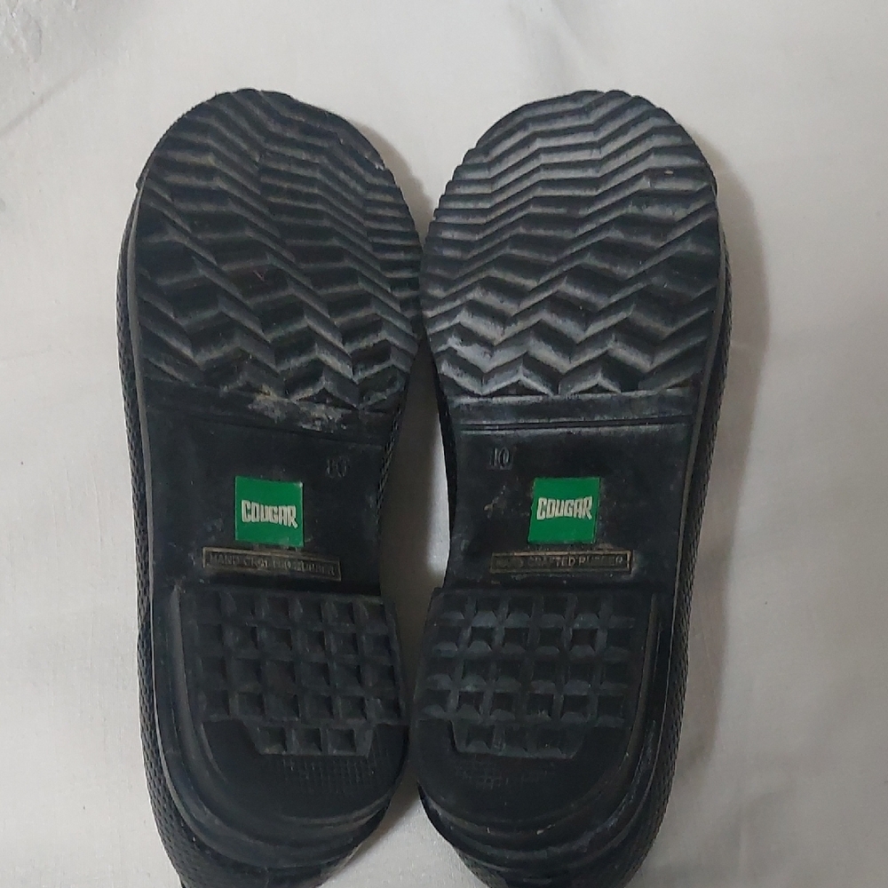 Cougar, Size 10, Black Textured Women's Flats - Picture 9 of 11